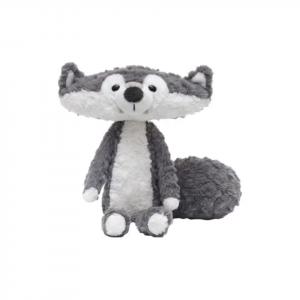 Плюшевая кукла Dehua Fox, Little Gray Wolf, Alligator и Flying Squirrels, высота 38 см OUYIN, Good Brother Derva Little серыйWolf