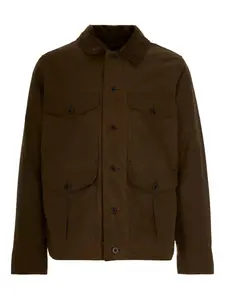 Куртка с карманами и вельветовым воротником Filson, коричневый