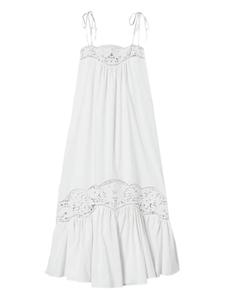 Платье из поплина TWINSET, белый