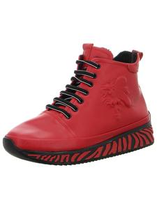 Ботильоны на шнуровке красного цвета Artiker