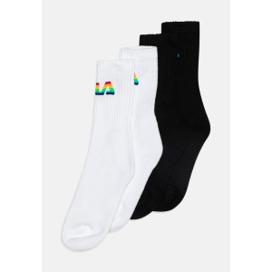 Набор носков JUNIOR TENNIS RAINBOW LOGO UNISEX Fila, 4 пары, черный