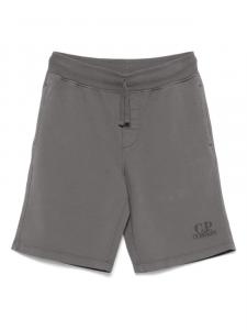 Спортивные шорты с вышитым логотипом C.P. Company Kids, серый
