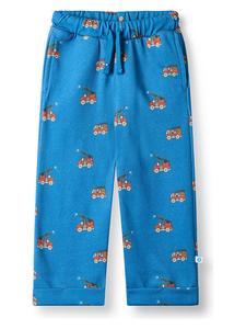 Småfolk Синие спортивные штаны в виде пожарной машины