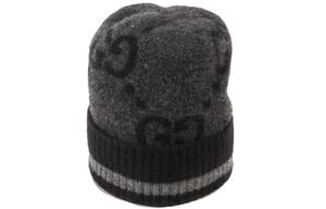 Шапка Gucci Unisex, серый / черный