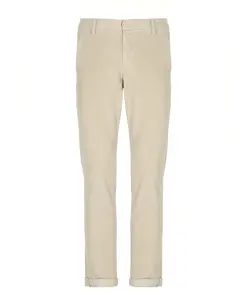 Бежевые хлопковые мужские брюки с карманами Dondup, бежевый