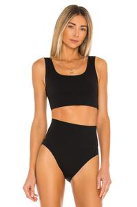 Топ бикини It's Now Cool Contour Crop, черный