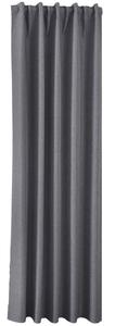 Шторы curtain boston dark вxш Gardinenbox, темно-серый