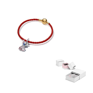 кожаные браслеты women's Pandora, phoenix feather brings prosperity