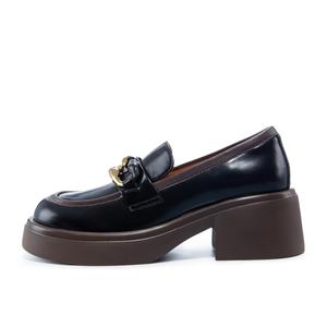 HARSON Лоферы женские бежево-кофейно-черные кофейно-черные, цвет Black/Coffee