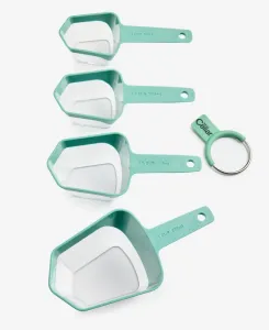 Набор из 4 мерных стаканчиков The Cellar, зеленый