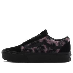 Кроссовки mix leopard old skool platform black/purple pink Vans, черный