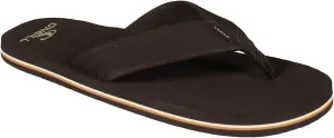 O'NEILL Groundswell & Phluff Daddy Flip Flops for Men - Premium Сандалии Men Will Love - Comfortable Casual Flip Flops, темно-коричневый