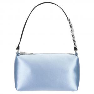 Александр Ванг Наследница Атласная Сумка на Одно Плечо Средний Размер Женская Синяя