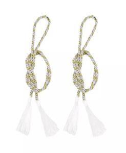 Веревочные подхваты для внутренних и наружных штор — золото — набор из 2 шт Sunnydaze Decor, золото