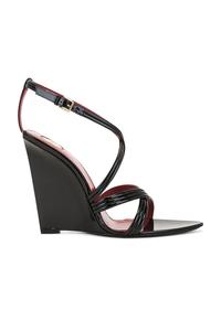 Сандалии Rossi Wedge Saint Laurent, Nero