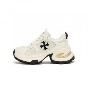 Dragon Dance Дышащие легкие кроссовки на платформе с эффектом увеличения роста женские золотые, цвет Gold