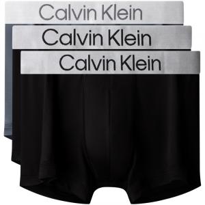 Мужские трусы 3 штуки Calvin Klein, черный/серый
