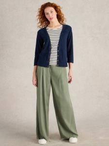 Кардиган из органического хлопка naria rich White Stuff, темно-синий