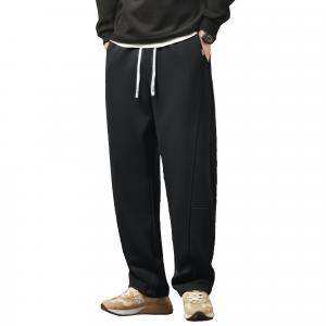 Повседневные брюки Unisex Moderate Straight Fit Jeep, черный (fleece-lined)