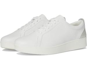 Кроссовки FitFlop Rally Crystal-Backtab Leather Trainers, цвет Urban White/Silver