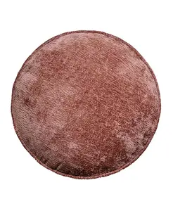 Декоративная подушка из шенилла Delmonico, круглая, 16 дюймов Edie@Home, blush