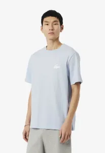 Простая футболка Lacoste, Bleu Clair Blanc-Ii