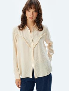 Блузка Koton, бежевый