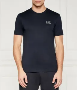Футболка slim fit Ea7, темно-синий