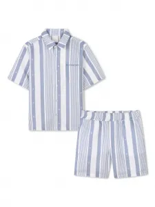 Комплект из рубашки и шортов в полоску Givenchy Kids, синий