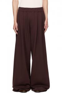 Складчатые спортивные штаны Dries Van Noten, Burgundy