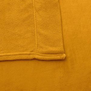 Комплект бархатного плюшевого теплого и уютного роскошного флисового простыня Madelinen, цвет Marigold