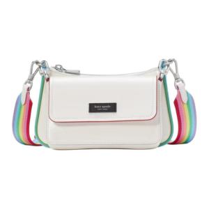 Kate Spade Сумка через плечо Saffiano Leather, женская сумка-кроссбоди Cream