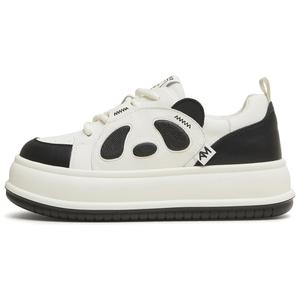 Женские кроссовки для скейтбординга с противоскользящей амортизацией и низким верхом Teenmix, Black