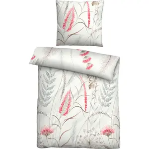 Постельное белье Biberna «Луна», тонкий блеск + мягкость, простота в уходе, можно использовать круглый год, молния, цвет rubin