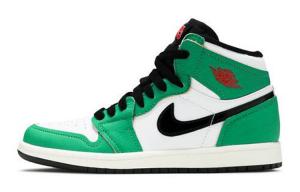 Кроссовки Jordan 1 Retro High OG PS Lucky Green