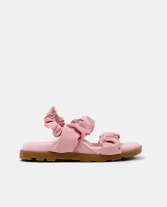 Босоножки для девочек Brutus на резинке Camper, цвет Rosa