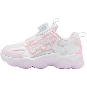 Низкие, амортизирующие, износостойкие детские кроссовки для повседневной носки. Для детей от 3 до 7 лет. QIAODAN, розовый