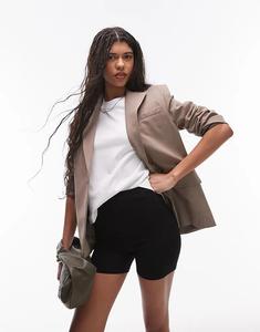 Укороченные леггинсы Topshop черного цвета