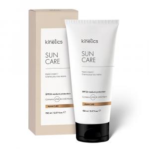 Крем для рук hand care sun care cream spf20 Kinetics, объем 150 мл.