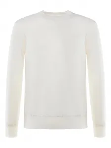 Свитер с круглым вырезом Eleventy, белый