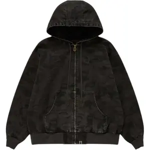 A BATHING APE Куртка Bape X KidSuper с камуфляжным жаккардом, Black