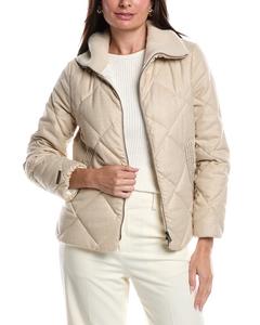 Пальто из шерсти и кашемира Peserico, Tan