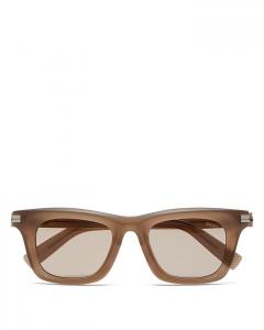 Ацетатные солнцезащитные очки, 49 мм ZEGNA, коричневый/бежевый