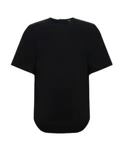 Блузка с пуговицами на спине Theory, черный