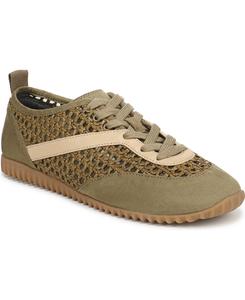 Женские туфли Hollis с круглым носком и шнуровкой Franco Sarto, Olive Green Fabric/Microfiber