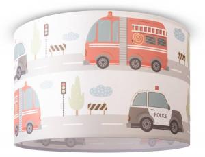 Потолочный светильник Paco Home Hugo Cl Cap 318, красный - белый - алюминий - 46 x 30 x 46 см