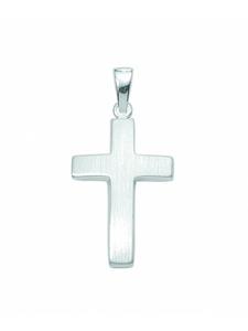 Adeliás Подвеска в виде креста из серебра 925 пробы для женщин и мужчин