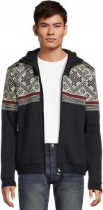 Свитер Dale of Norway Men's Hardanger Weatherproof Masculine Jacket, Navy/Offwhite/Redrose