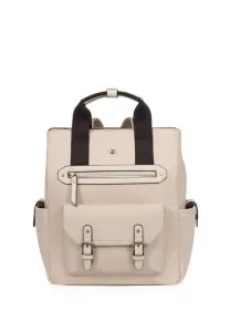 Круглый рюкзак Hexagona, Beige Ivoire