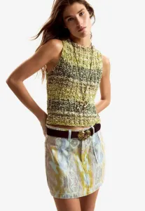 Джинсовая юбка мистера кристиана лакруа Desigual, Blue